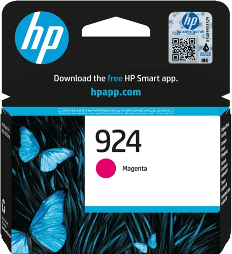 Genuine HP 924 Magenta Ink Cartridge 4K0U4NA Genuine HP 924 Magenta Ink Cartridge 4K0U4NA