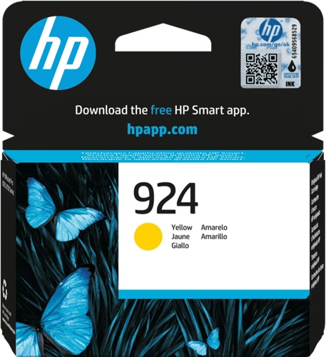 Genuine HP 924 Yellow Ink Cartridge 4K0U5NA Genuine HP 924 Yellow Ink Cartridge 4K0U5NA